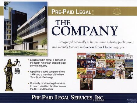 Pre-Paid Legal Sales & Recruiting Training 101