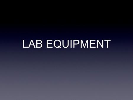 LAB EQUIPMENT. Beaker used for storing and mixing liquids.