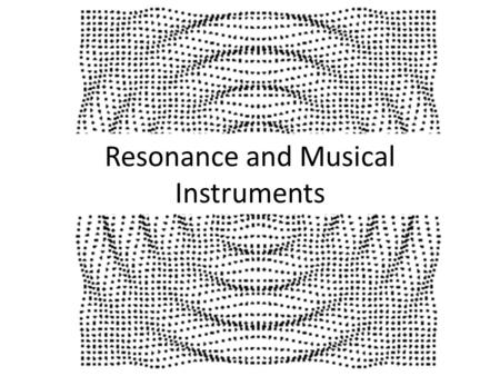 Resonance and Musical Instruments