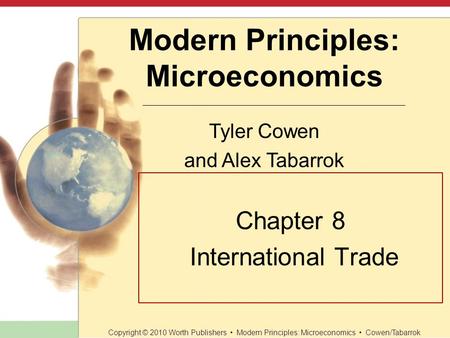 Chapter 8 International Trade