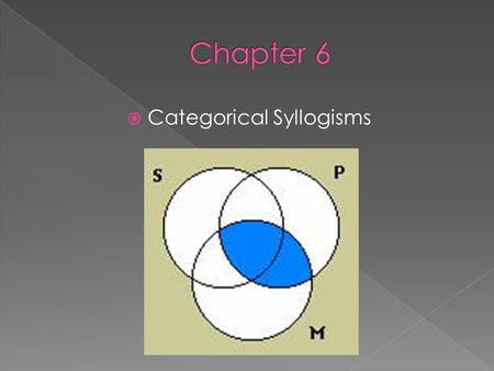 Categorical Syllogisms
