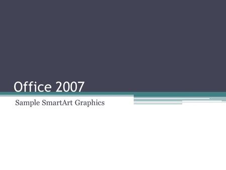 Office 2007 Sample SmartArt Graphics. Products & Services List Diagram.