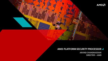AMD platform security processor
