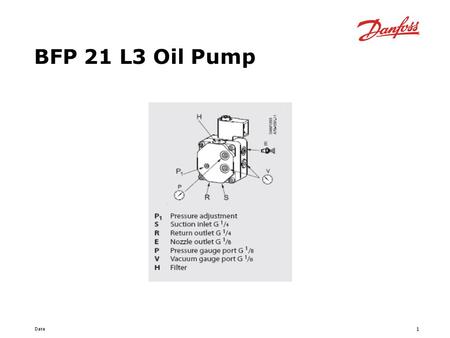 BFP 21 L3 Oil Pump.
