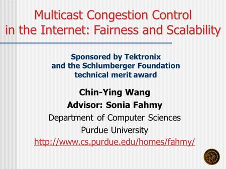 Multicast Congestion Control in the Internet: Fairness and Scalability