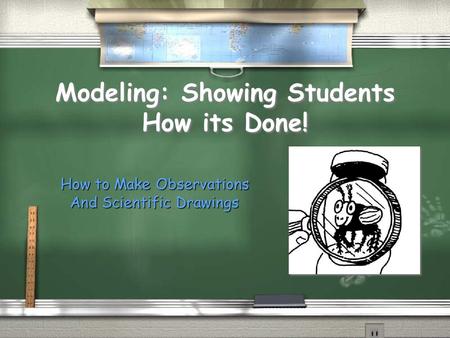 Modeling: Showing Students How its Done! How to Make Observations And Scientific Drawings.