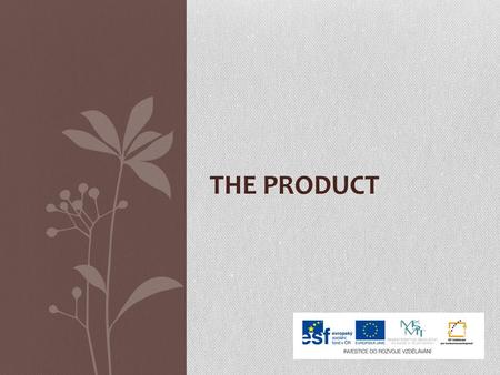 THE PRODUCT. MARKETING MIX PROMO- TION PRODUCT PRICE PLACE MARKETING MIX The product is one of the four elements of the marketing mix.