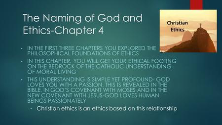 The Naming of God and Ethics-Chapter 4