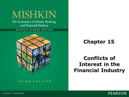 Chapter 15 Conflicts of Interest in the Financial Industry.