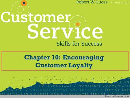 Chapter 10: Encouraging Customer Loyalty