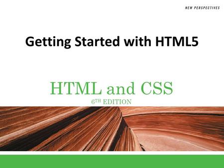 Getting Started with HTML5