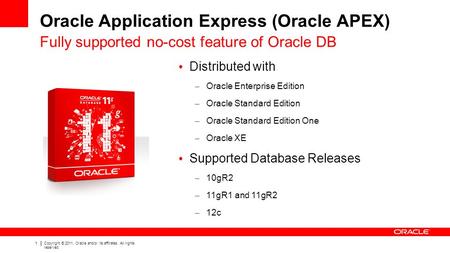 Oracle Application Express (Oracle APEX)