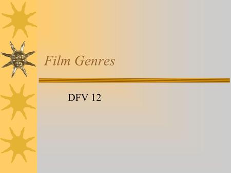 Film Genres DFV 12.