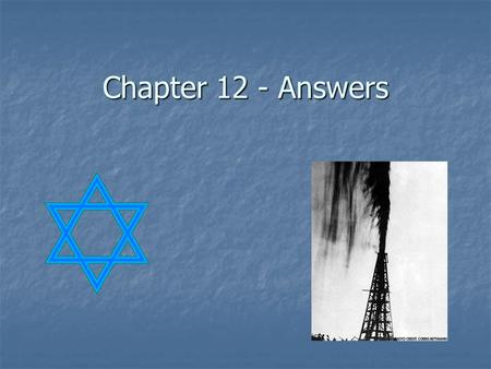 Chapter 12 - Answers. 1. The Zionist was a response to the resurgence of anti-Semitism in Europe well before the rise of Hitler. Jews from around the.