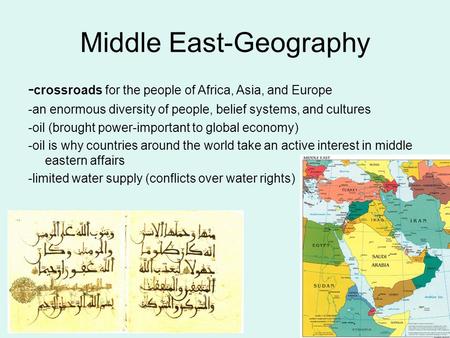 Middle East-Geography