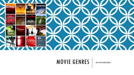 MOVIE GENRES An Introduction. MOVIE GENRES Action Documentary Action films usually include high energy, big- budget physical stunts and chases, possibly.