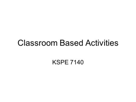 Classroom Based Activities KSPE 7140. According to the CDC Behavioral Risk Factor Surveillance System on Obesity (by BMI) in Georgia, individuals under.