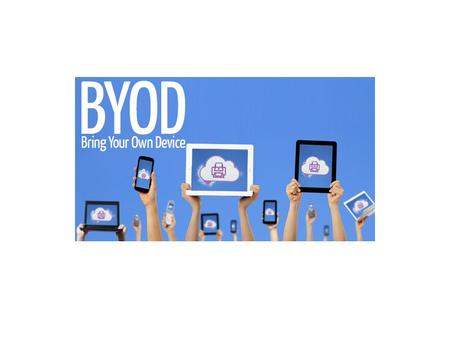 Bring Your Own Device (BYOD) means students may use personal wireless devices in class for educational purposes.