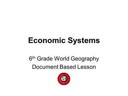 6th Grade World Geography Document Based Lesson