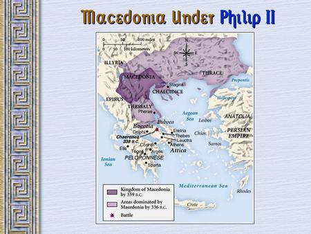 Macedonia Under Philip II. Final Act in Classical Greece Greeks continued to fight intermittently for two generationsGreeks continued to fight intermittently.