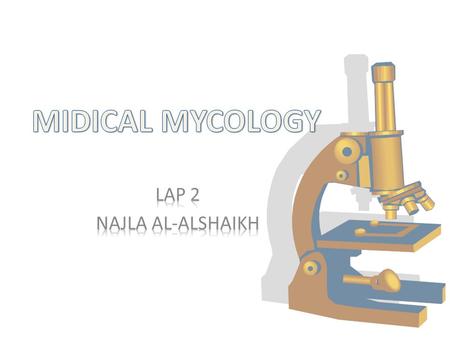 MIDICAL MYCOLOGY LAP 2 NAJLA AL-ALSHAIKH.
