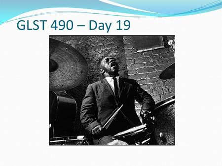GLST 490 – Day 19. Review for the November 16 th Mid-term Thanks to the volunteers who offered to help Oscar unload his instruments on November 18 th.