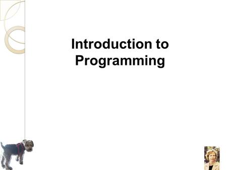 Introduction to Programming. Our Book in CS1160 1.1 Why Program? Lets watch a video https://www.youtube.com/watch?v=BjKmWk3oE4E.