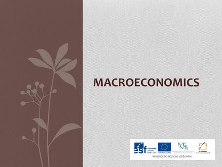 MACROECONOMICS. DEFINITION Macroeconomics a branch of economics dealing with the performance, structure, behavior, and decision-making of an economy as.