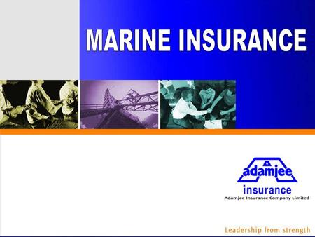 What Marine Insurance is: Marine insurance is that branch of insurance which provides coverage of risk to the goods of various description when they are.