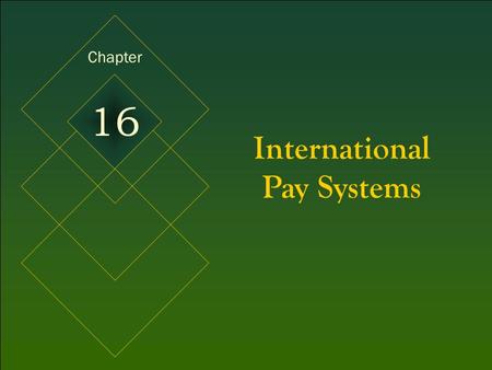 McGraw-Hill © 2005 The McGraw-Hill Companies, Inc. All rights reserved. 16-1 International Pay Systems Chapter 16.