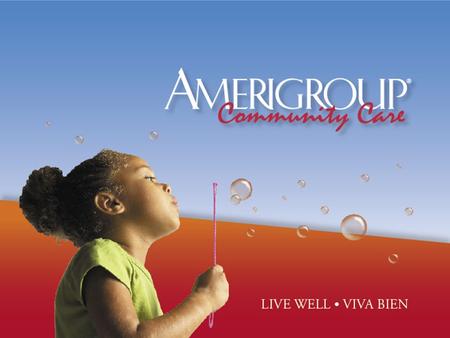 2 AMERIGROUP Community Care Entered Maryland market in 1999 Largest MCO in Maryland Serving over 143,000 members in Baltimore City and 20 counties in.
