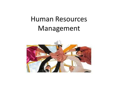 Human Resources Management Course Objectives The purpose of this course is to learn the Project Management Institute (PMI) processes required to make.