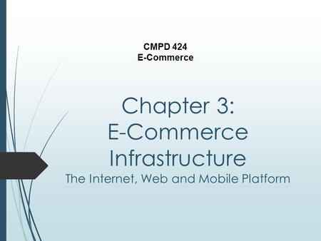 Chapter 3: E-Commerce Infrastructure