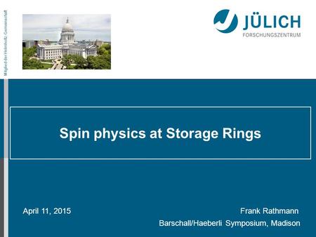 Spin physics at Storage Rings