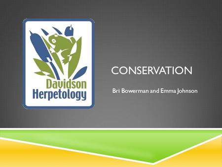 CONSERVATION Bri Bowerman and Emma Johnson. INTRO TO CONSERVATION  What is conservation?  preservation, protection, or restoration of the natural environment,