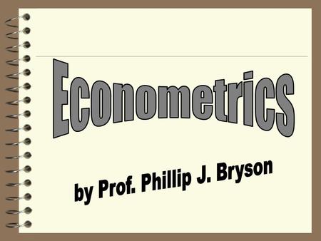 Econometrics: The empirical branch of economics which utilizes math and statistics tools to test hypotheses. Special courses are taught in econometrics,
