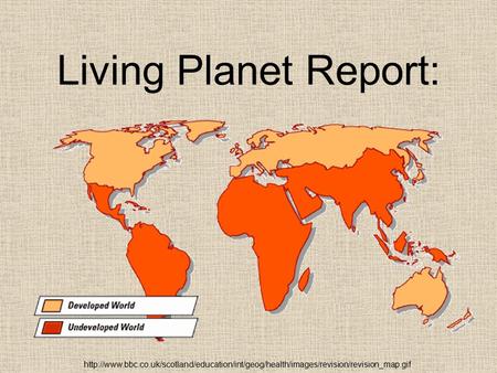 Living Planet Report: