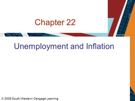 Chapter 22 Unemployment and Inflation © 2009 South-Western/ Cengage Learning.