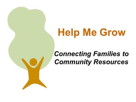 Connecting Families to Community Resources Help Me Grow.
