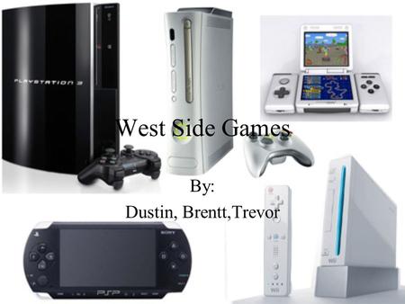 West Side Games By: Dustin, Brentt,Trevor. Employees Each employee on 1 st 2 nd or 3 rd shift work 8 hours a shift $10 a hour managers $20 a hr. 50 hrs.
