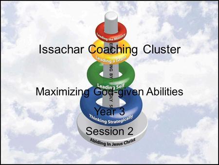 Issachar Coaching Cluster Maximizing God-given Abilities Year 3 Session 2.