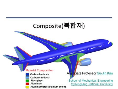 Composite(복합재) Associate Professor Su-Jin Kim