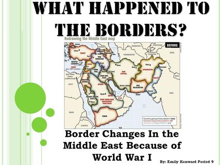 WHAT HAPPENED TO THE BORDERS?
