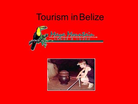 Tourism in Belize. Introduction Belize ecotourism's goal is to practice adventure tourism, nature & cultural study, and outdoor based vacations in a sustainable.
