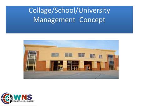Collage/School/University Management Concept. Admin Main part 1) Reception login 2) Student login 3) Teachers login 4) Library login 5) Bus facility login.