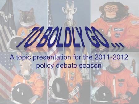 A topic presentation for the 2011-2012 policy debate season.