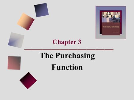 The Purchasing Function