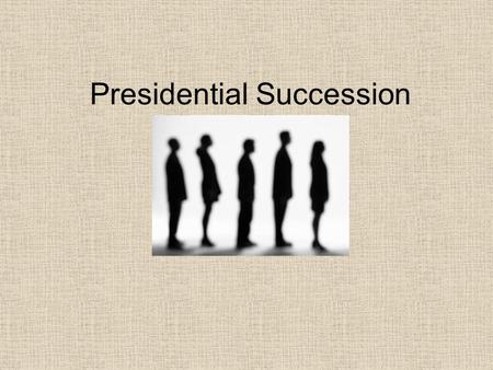 Presidential Succession. Presidential Succession Act of 1947 Established current line of succession Vice President Speaker of the House Senate president.