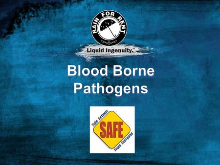 Goals This training module is provided to eliminate or minimize occupational exposure to bloodborne pathogens (BBP) in accordance with the OSHA Bloodborne.