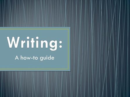 A how-to guide. Introduction: Start with an attention getter. For literary analysis, this should be some background information related to the piece of.